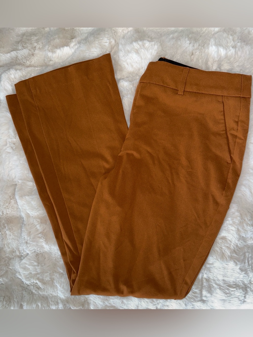 Womens Nine West Barely Bootcut Dress Pants in Caramel Brown, 12